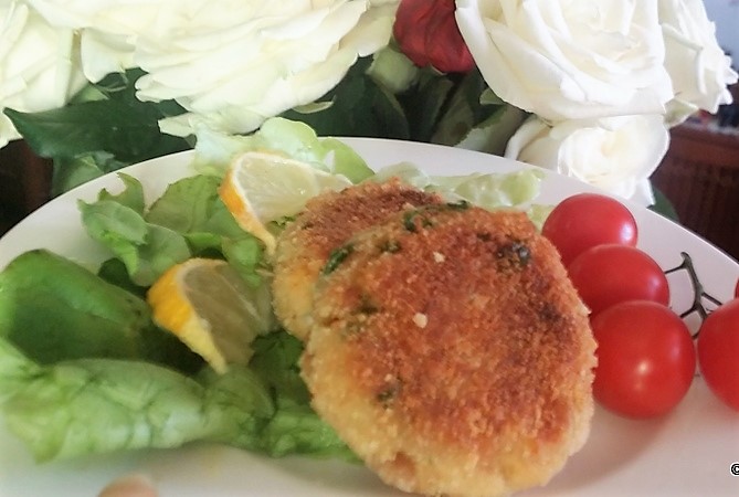 Chiftele din crab / Crab cake