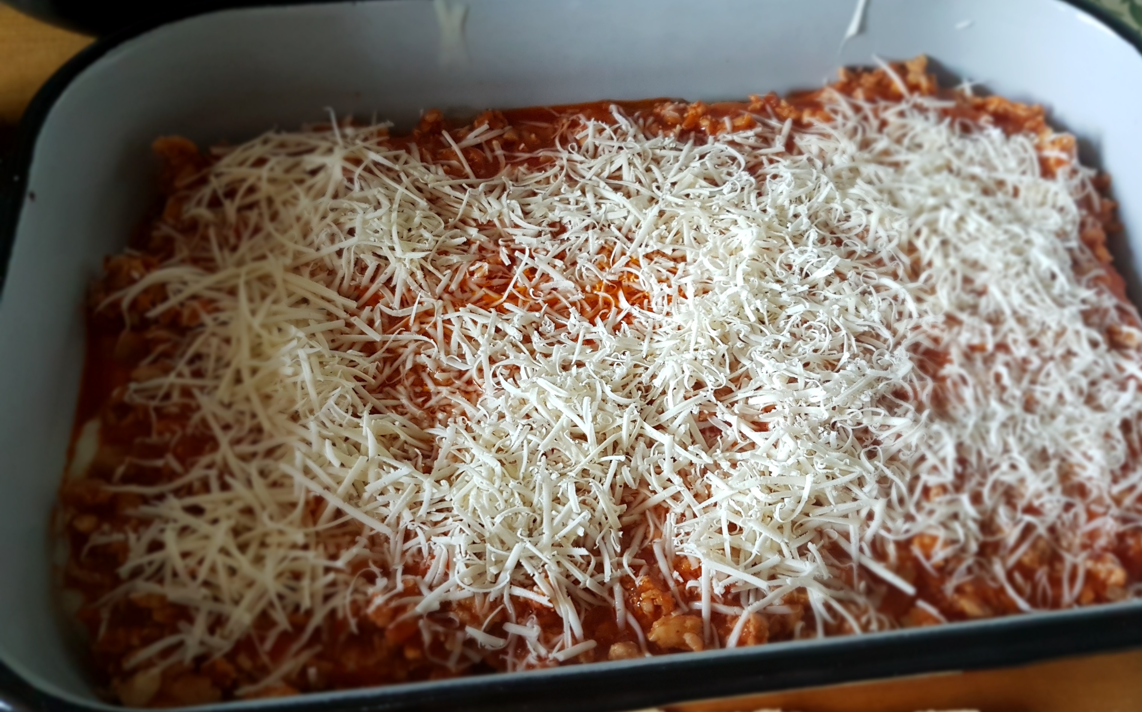 Lasagna cu carne de pui si ciuperci