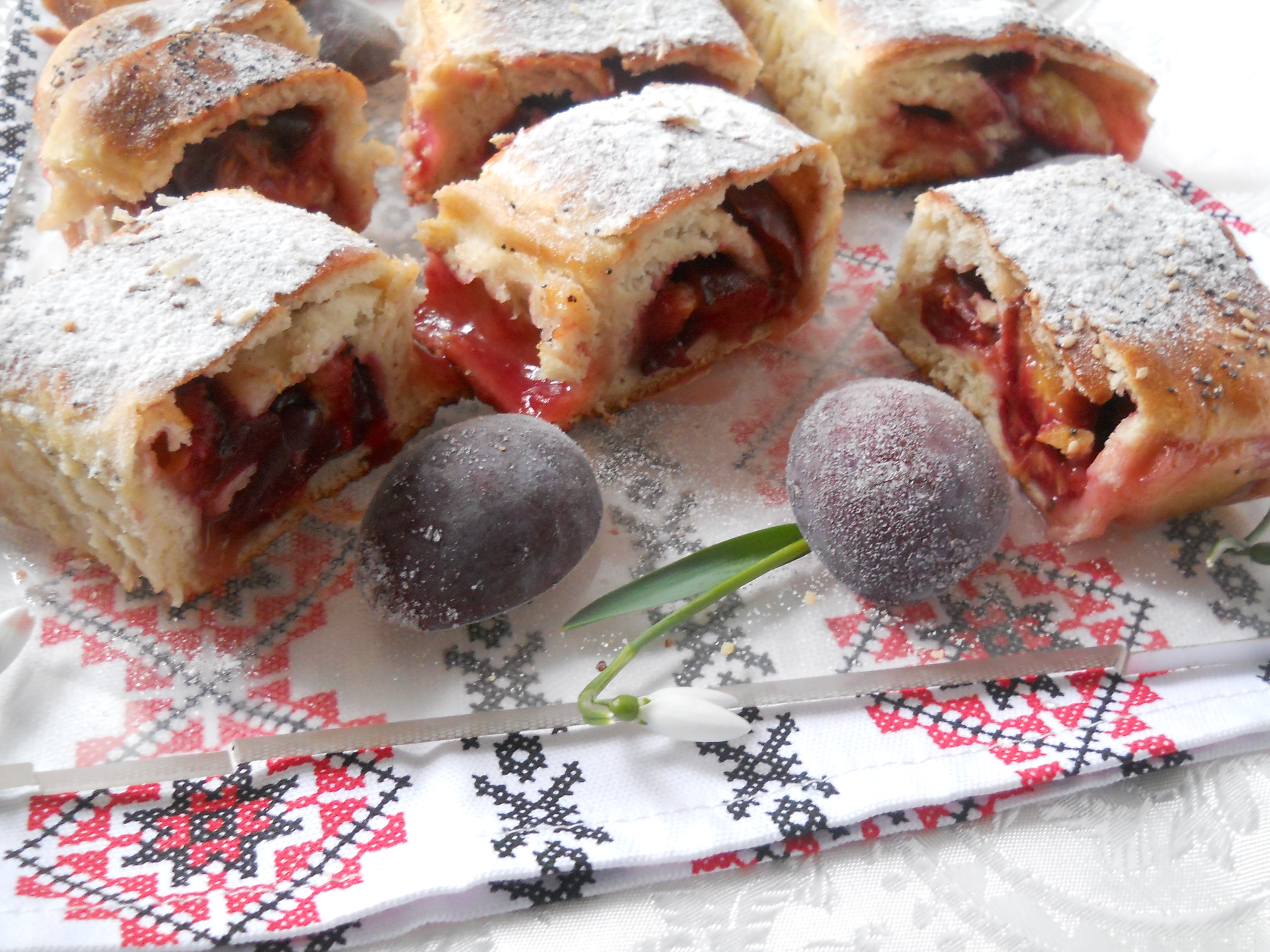 Desert strudel cu prune