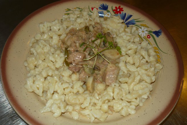 Stroganof cu galuste