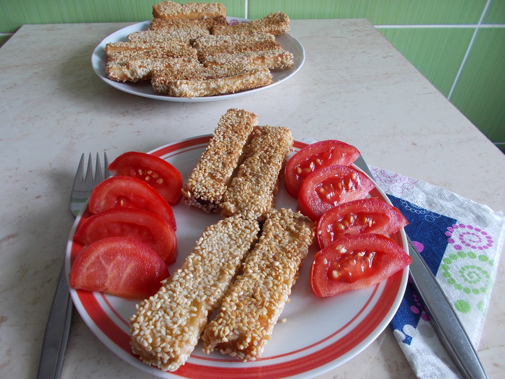 Aperitiv friganele cu susan