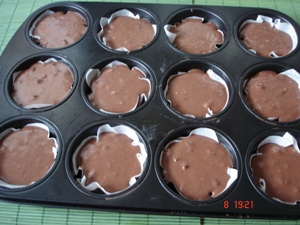 MUFFINS  CU CIOCOLATA