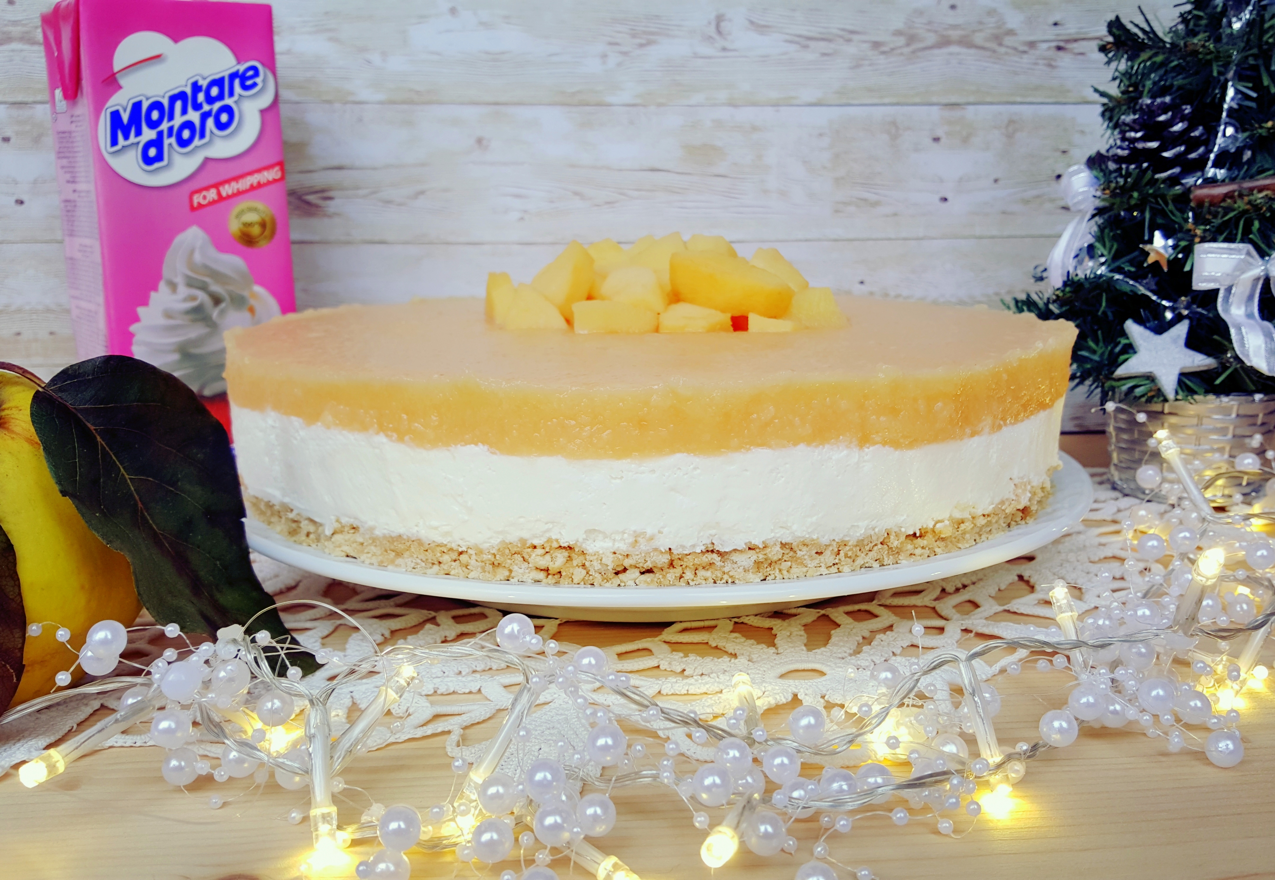 Cheesecake cu jeleu de gutui