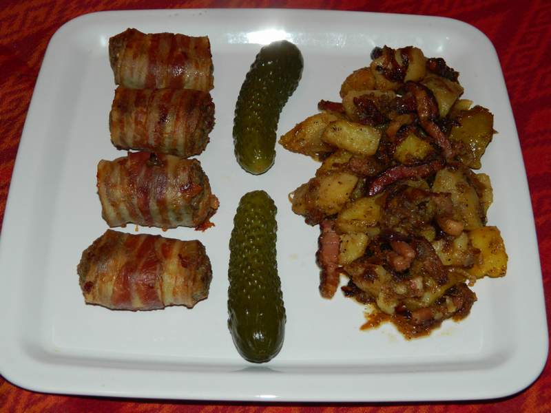 Chiftele in bacon