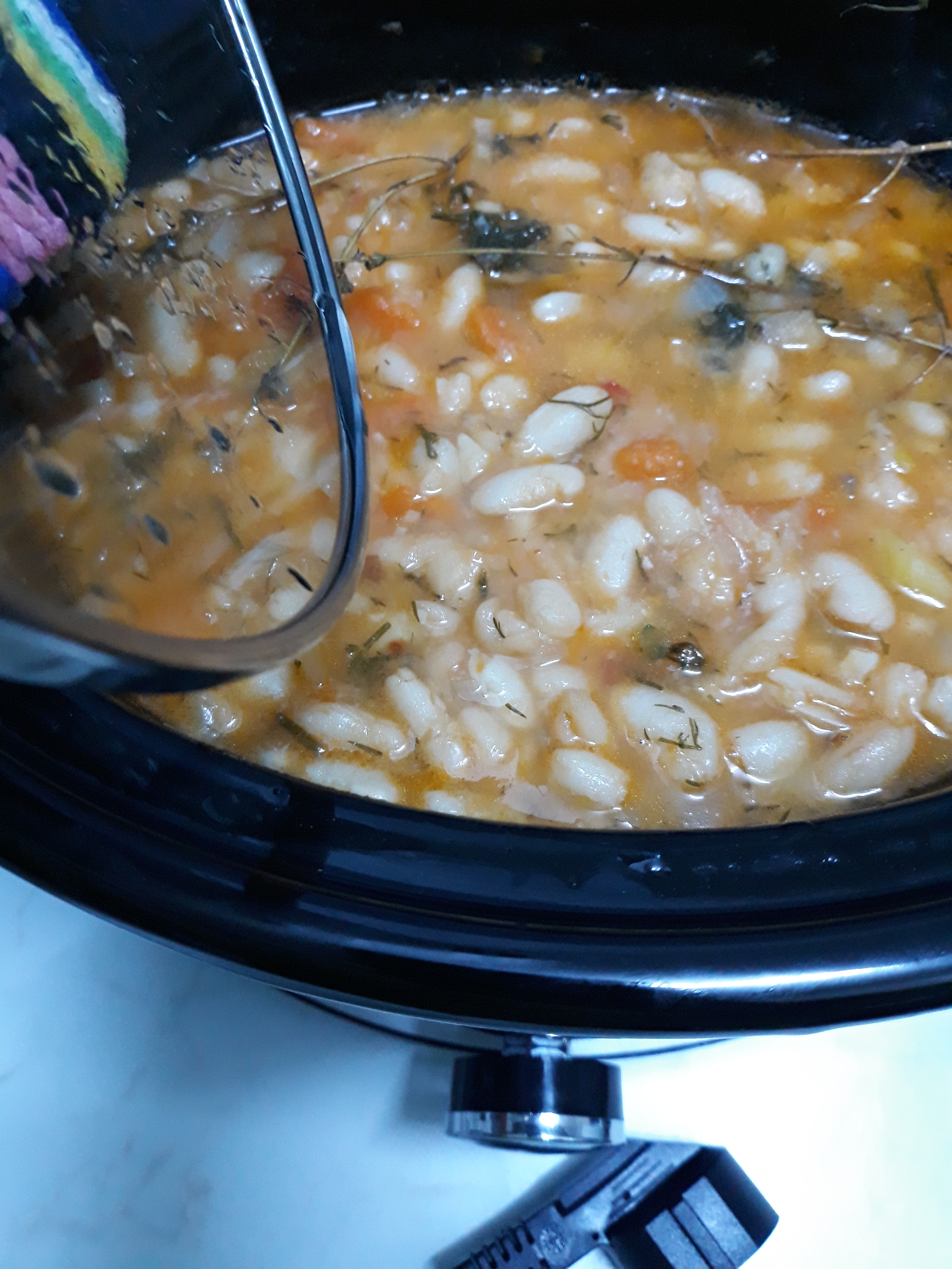 Iahnie de fasole in slowcooker Crock-Pot