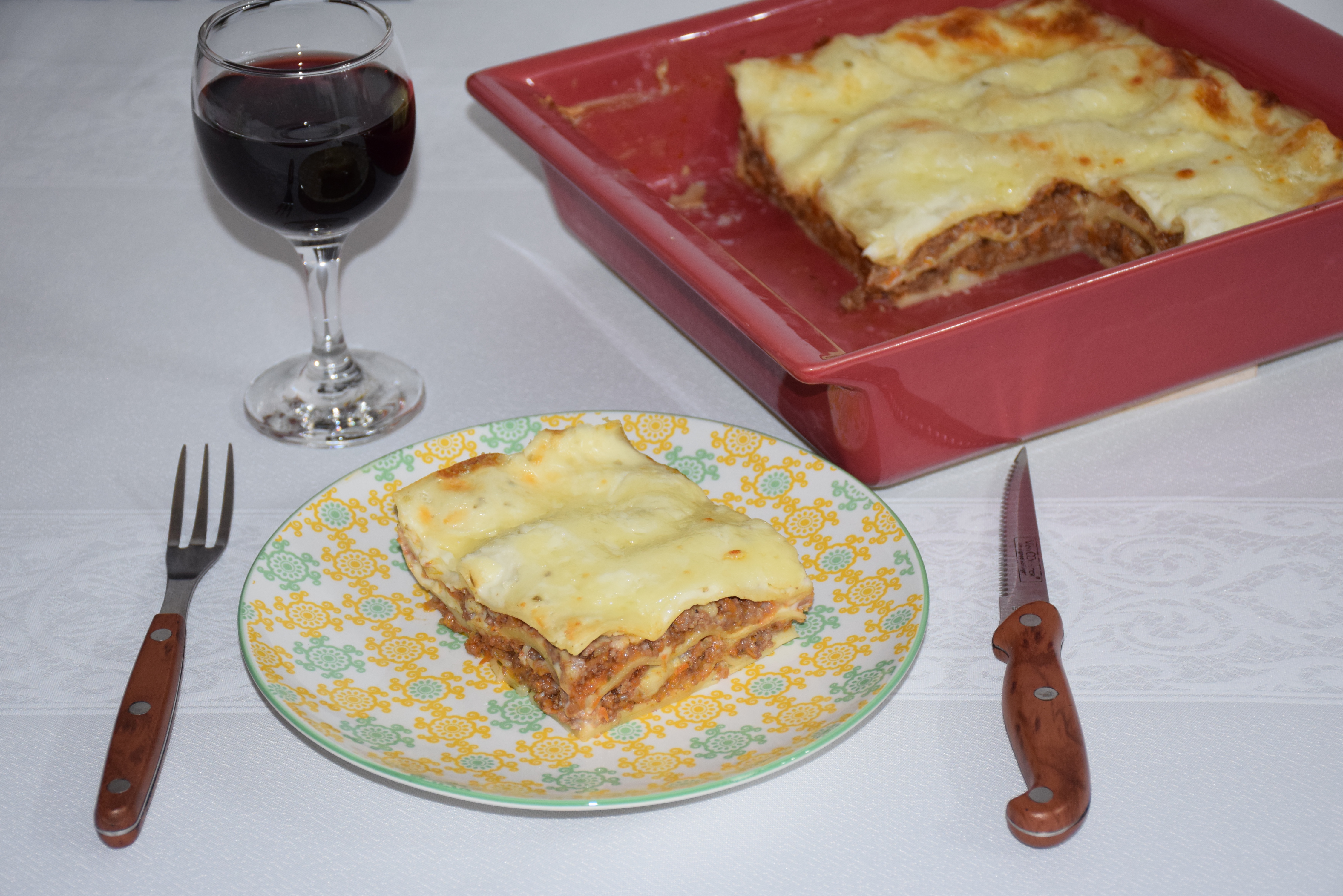 Lasagna cu carne de vita