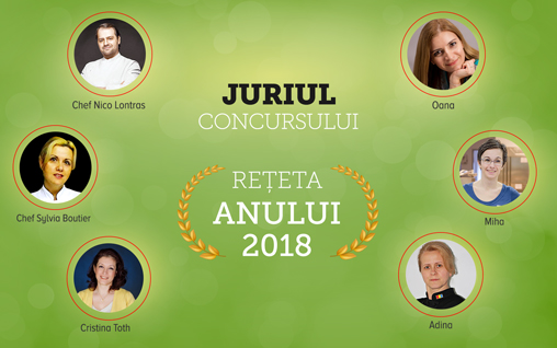 Juriul concursului Reteta Anului 2018