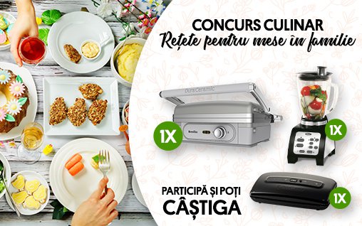 Concurs culinar - Retete pentru mese in familie