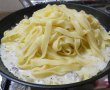 Tagliatelle cu hribi, ton si gorgonzola-3