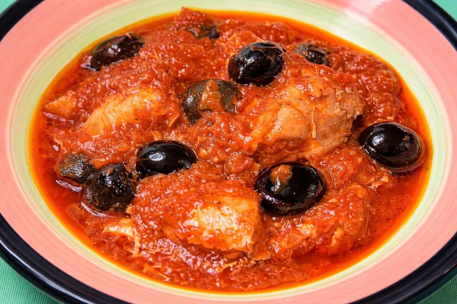 Mancare de pui cu masline