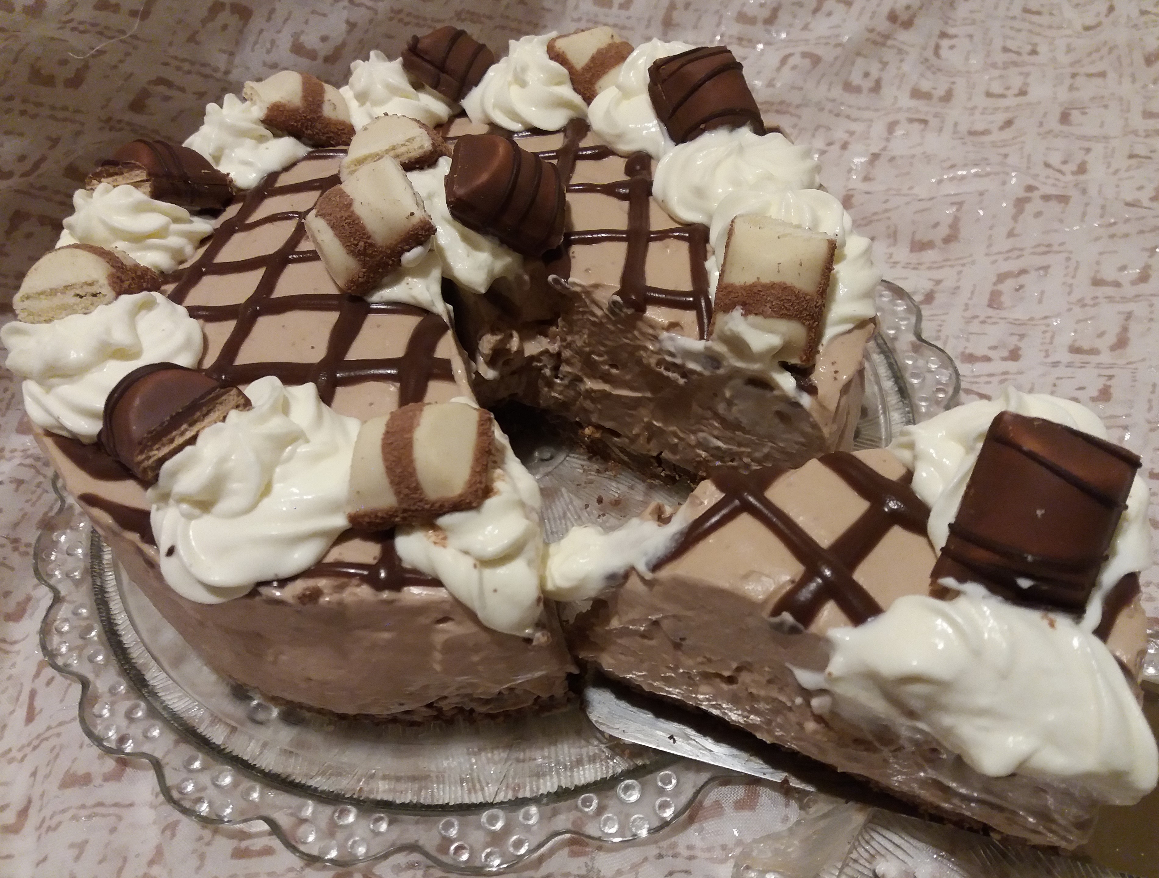 Desert cheesecake Kinder Bueno