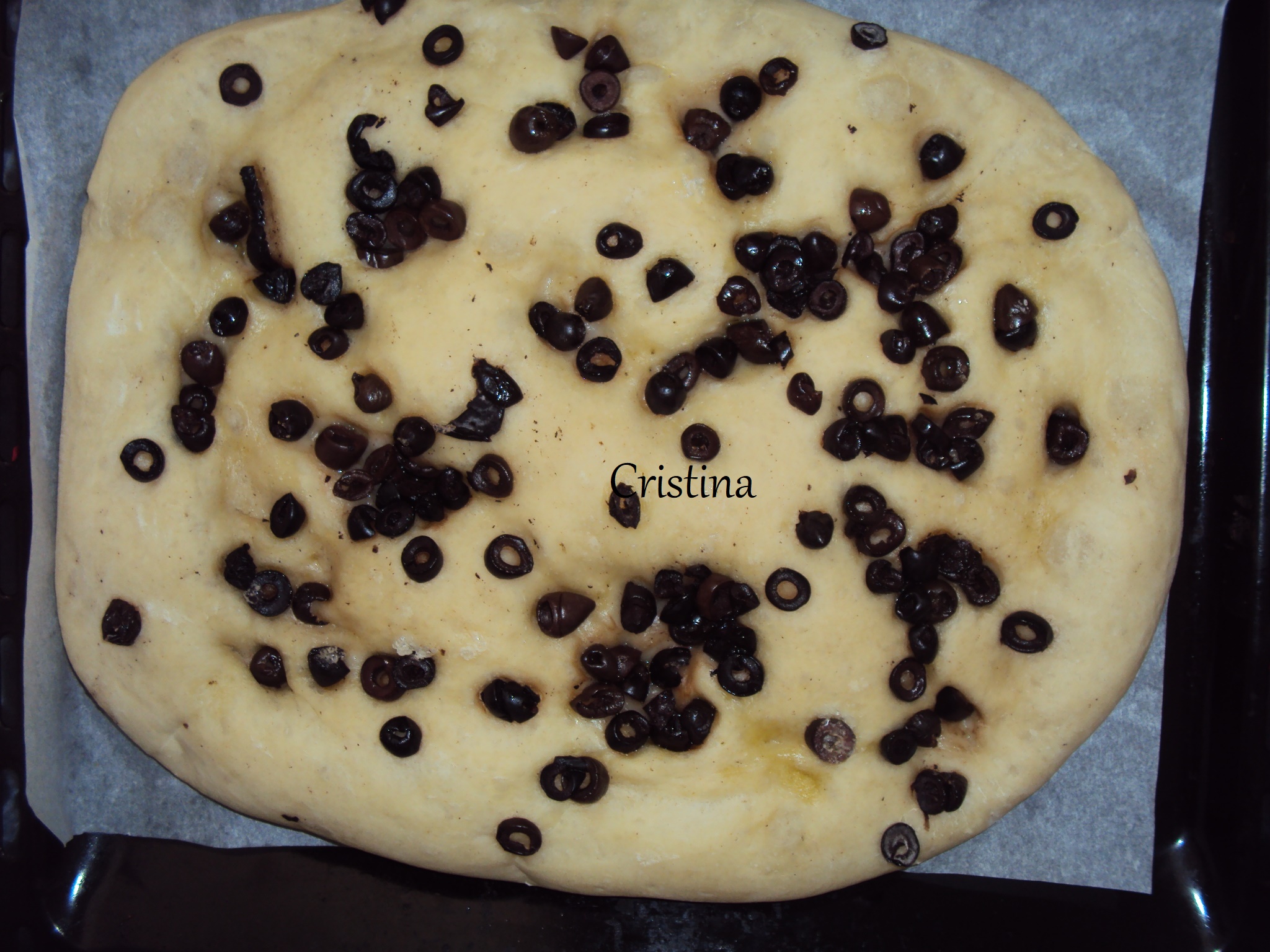 Focaccia cu masline