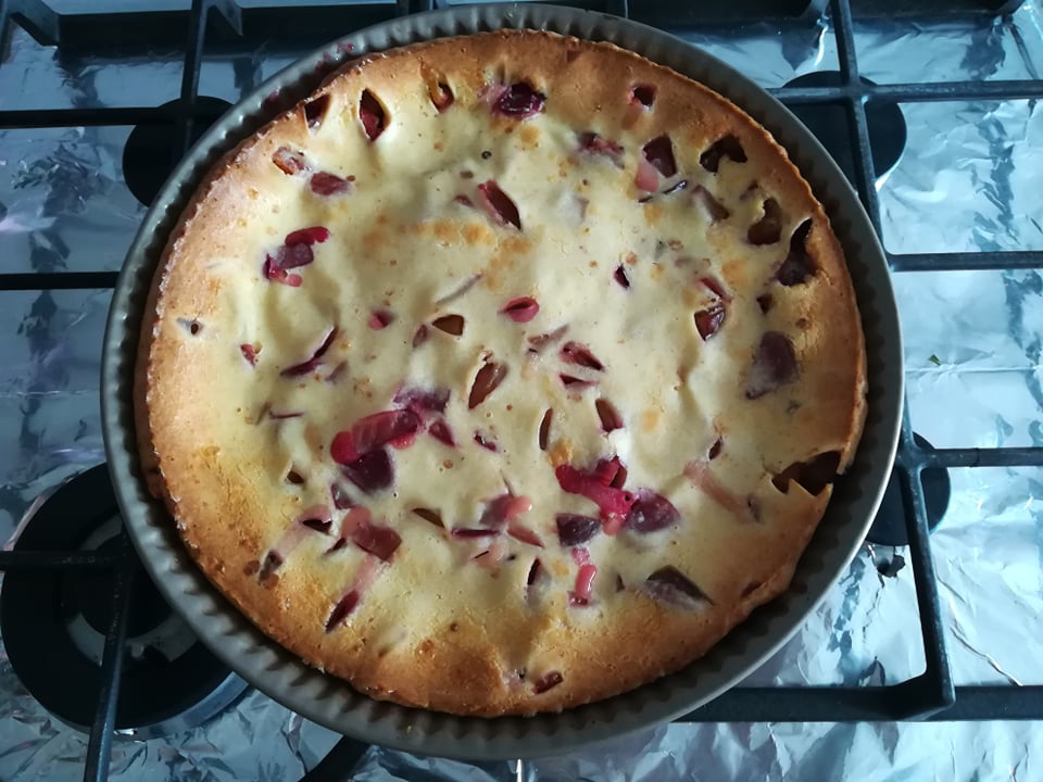 Desert clafoutis cu prune