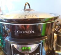 Ciolan cu fasole la slow cooker Crock-Pot