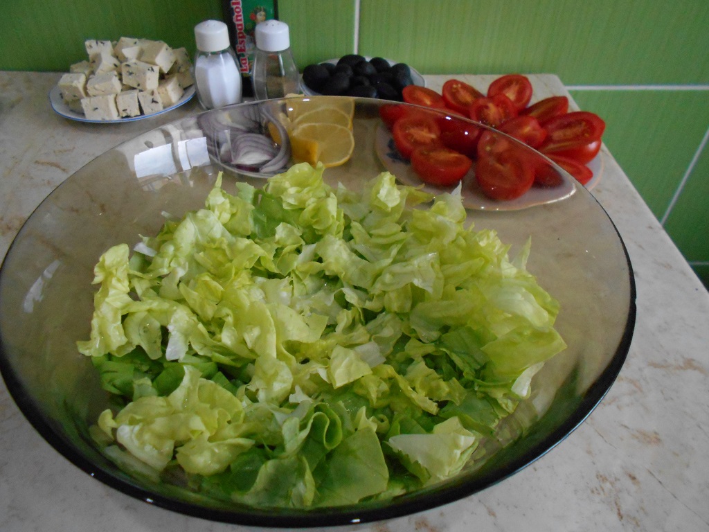 Salata de rosii cu branza tofu