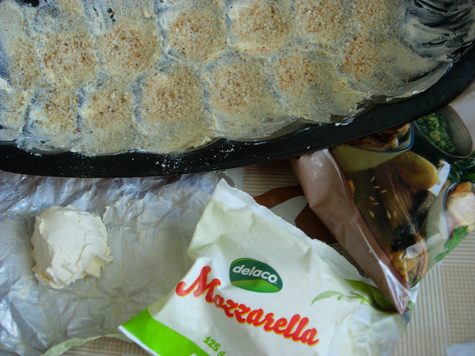 Chec din varza cu mozzarella