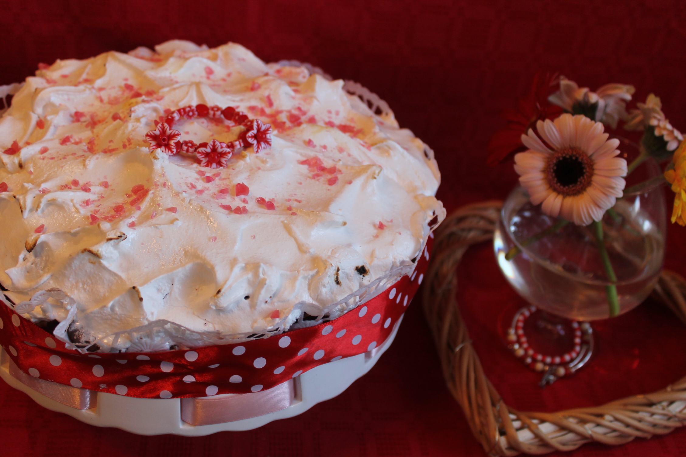 Desert tort de zapada, cu nuca si crema de cafea