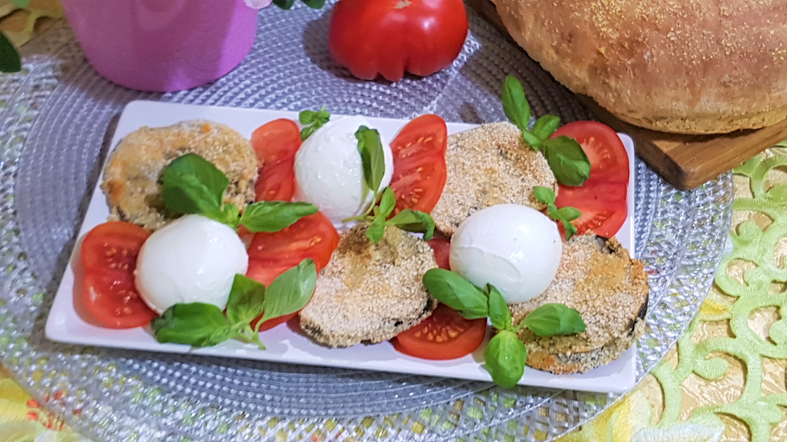 Melanzane caprese - vinete caprese