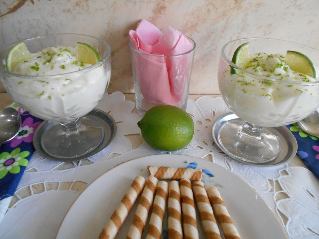 Desert mousse de limete