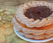 Desert tort cu blat de vanilie si crema de ciocolata-12