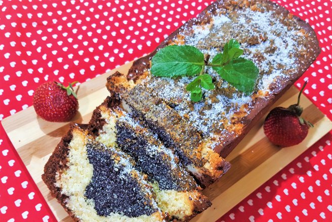 Desert poppy seed coconut bread