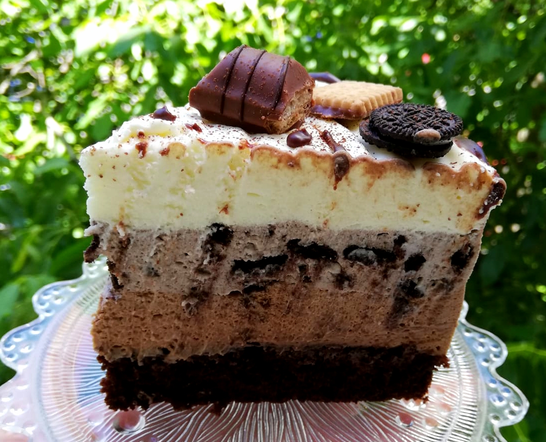 Desert tort duo ciocolata cu oreo