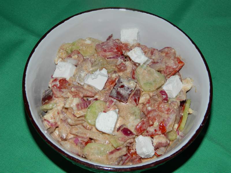 Salata de vara cu branza feta