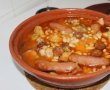 Cassoulet cu fasole, carnati si carne de pui-10