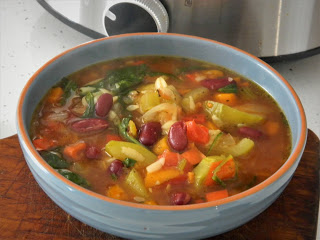 Supa minestrone la slow cooker Crock Pot