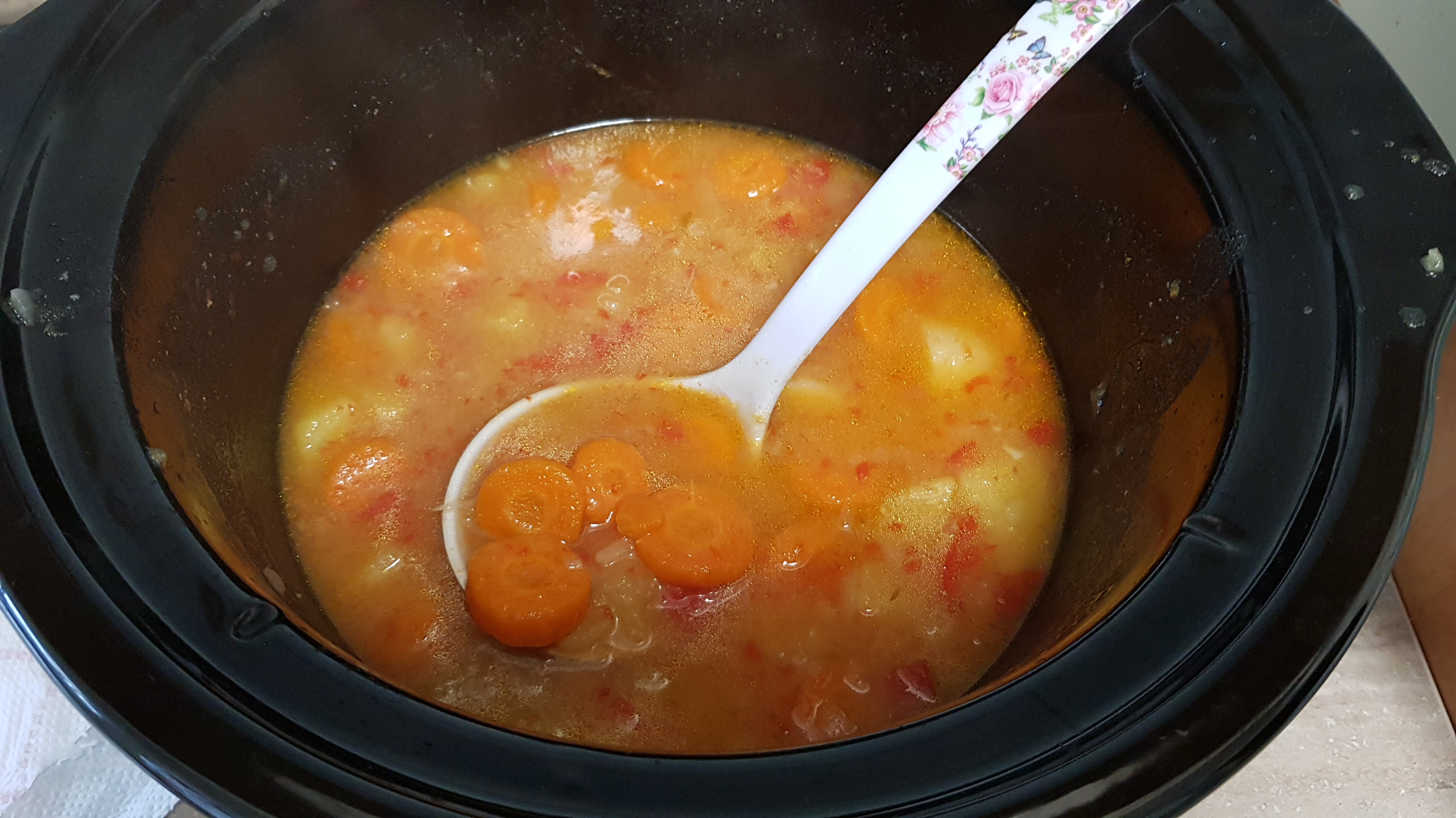 Supa crema de legume la slow cooker Crock Pot