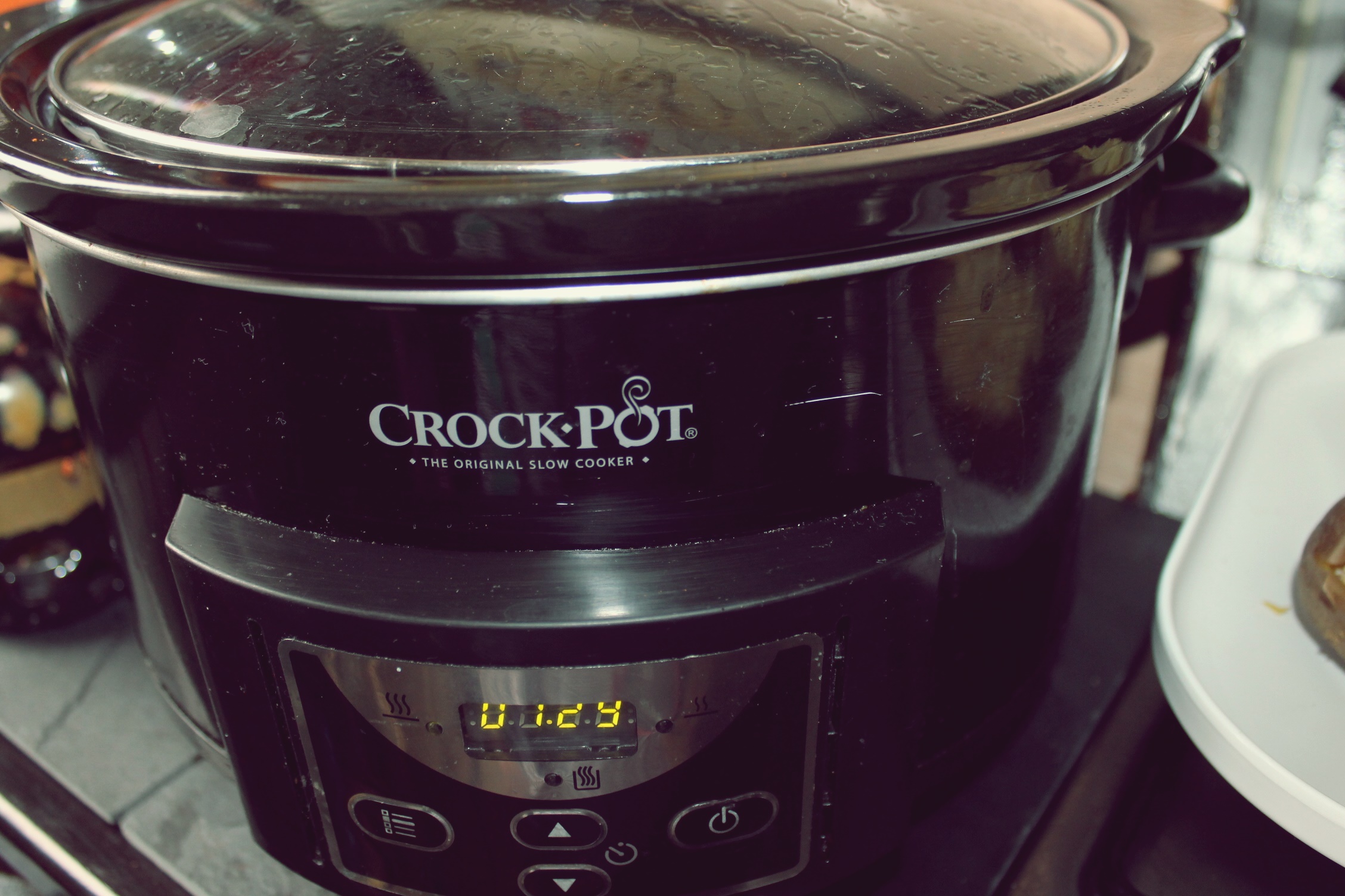 Pulpe de pui umplute cu pasta de ciuperci la slow cooker Crock Pot