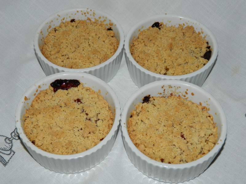 Desert crumble cu prune