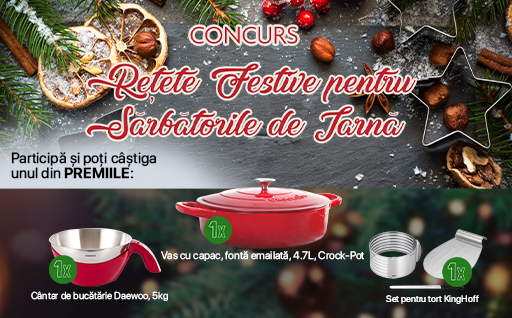 CONCURS CULINAR - Retete festive pentru Sarbatorile de iarna