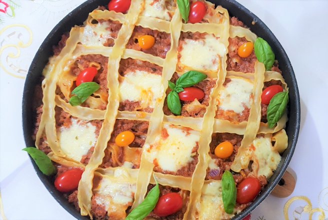 Paste cu carne tocata, la cuptor -pasta al forno