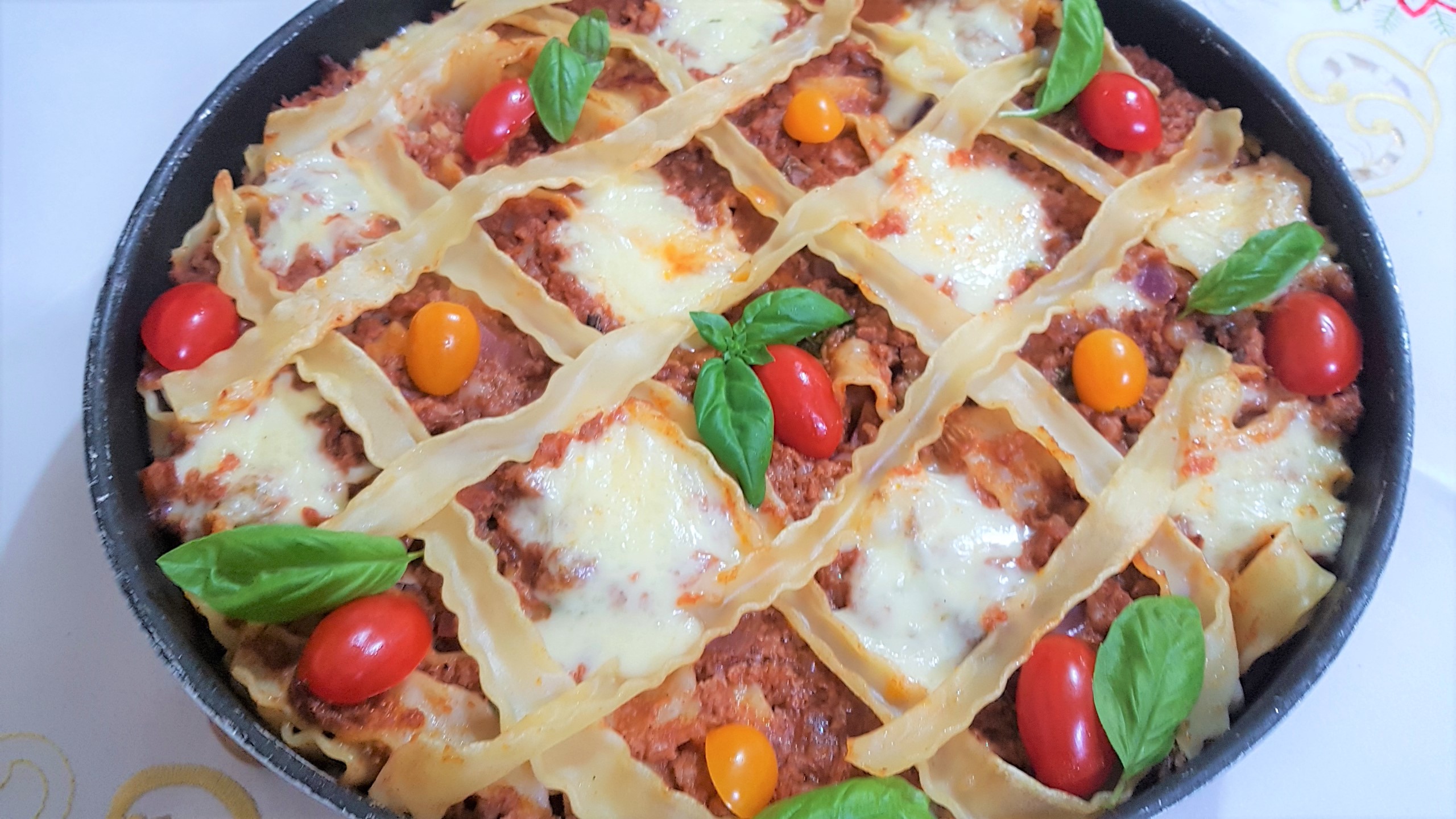 Paste cu carne tocata, la cuptor -pasta al forno