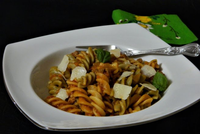 Fusili tricolore bolognese