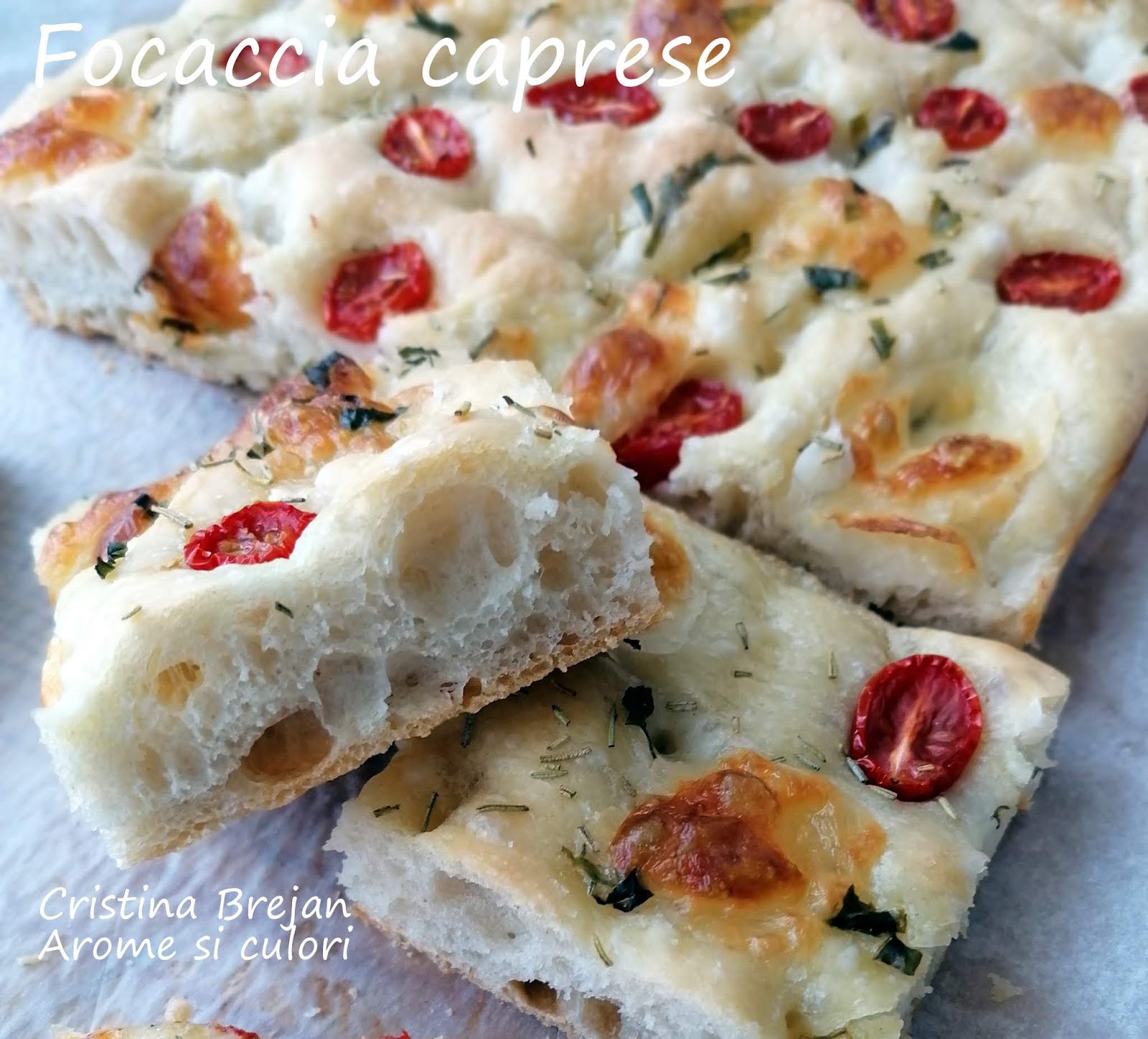 Focaccia caprese