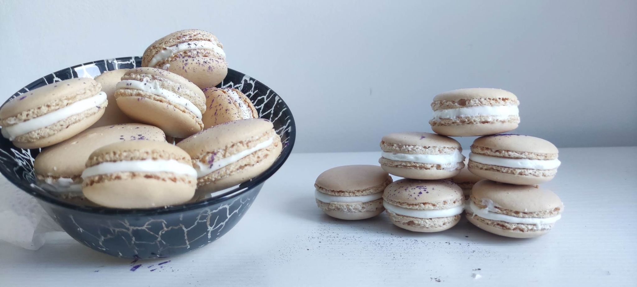 Desert macarons cu vanilie