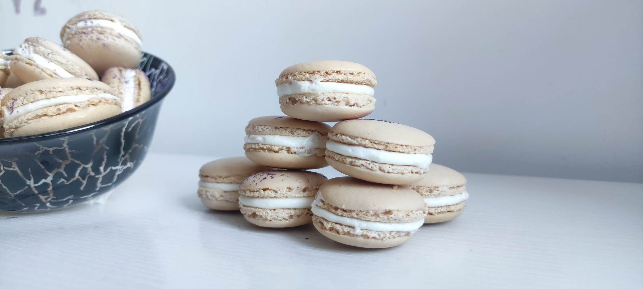 Desert macarons cu vanilie