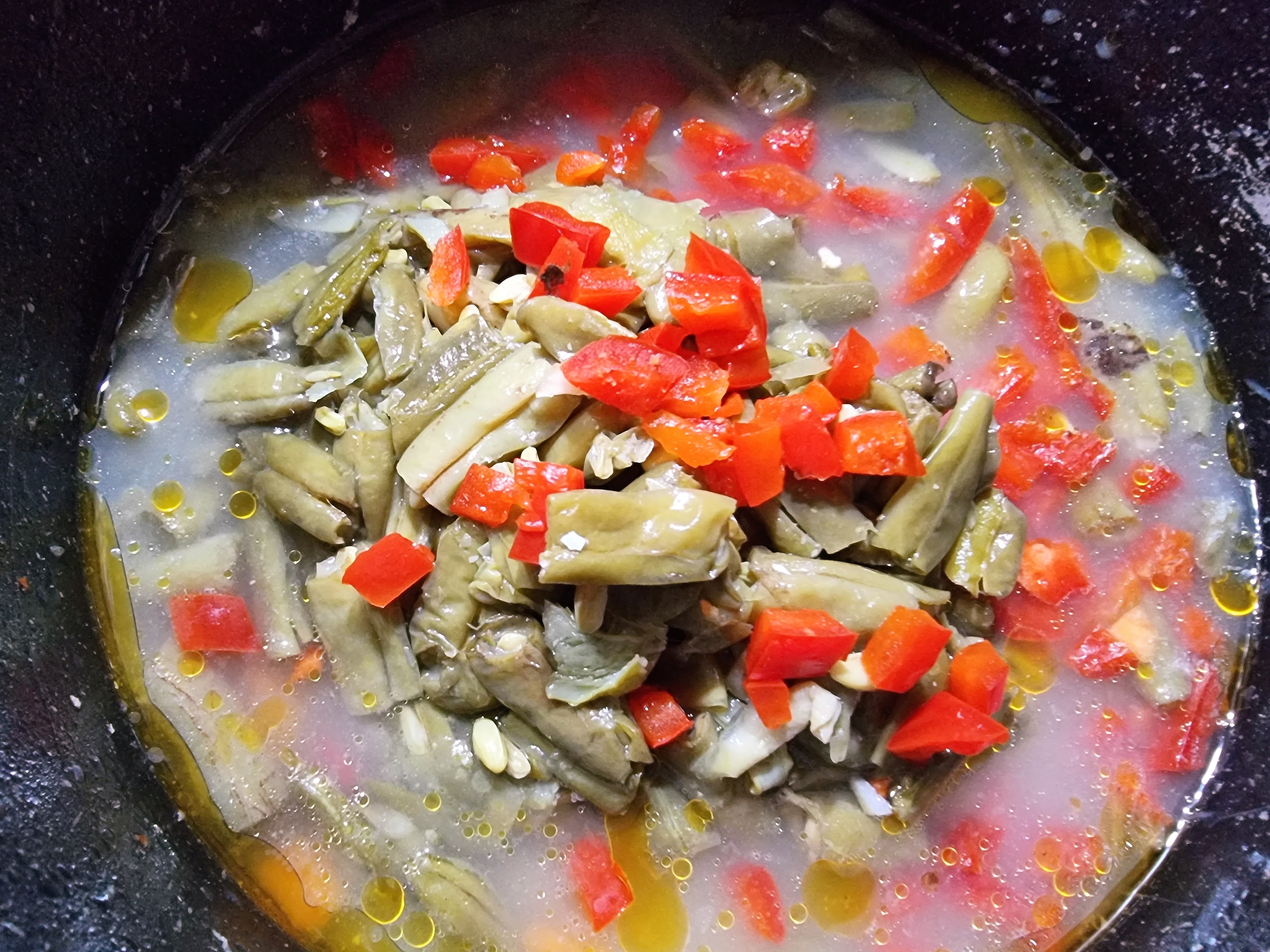 Ciorba de fasole verde cu carne de ied