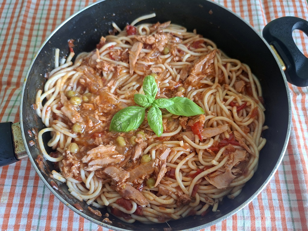 Spaghete cu ton - Reteta simpla si gustoasa