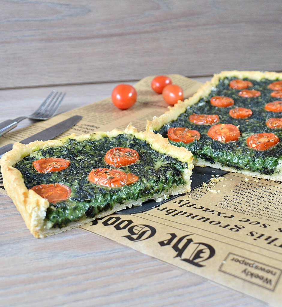 Tarta cu urzici de post