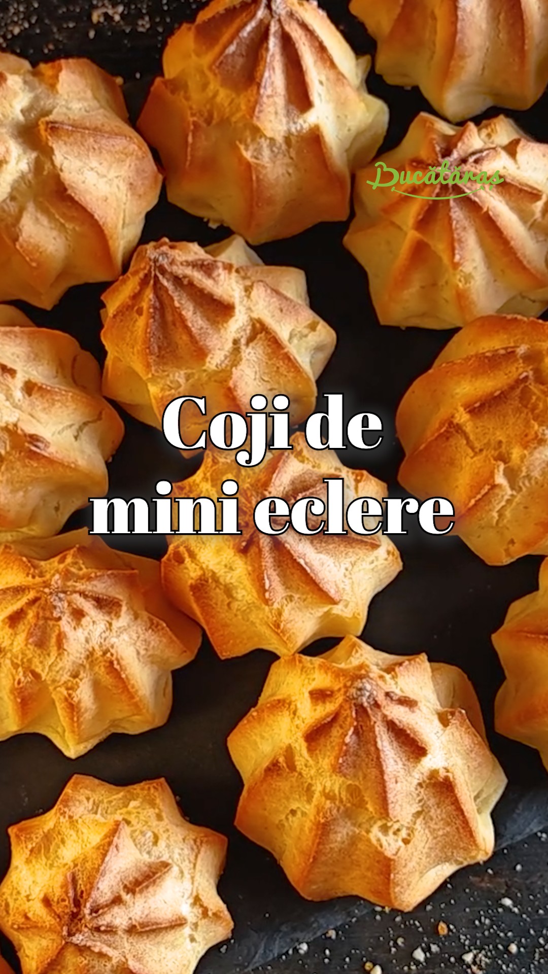 Coji de eclere - Rețeta de bază