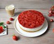Cheesecake cu capsuni si banane - Reteta delicioasa fara coacere-3